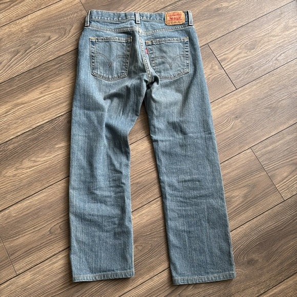 Vintage 1988 Levi's 514 slim straight Blue Jeans Classic Style size 28 - Picture 6 of 14